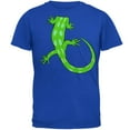 thumbnail image 1 of Halloween Lizard Body Costume Mens Soft T Shirt Royal X-LG, 1 of 2