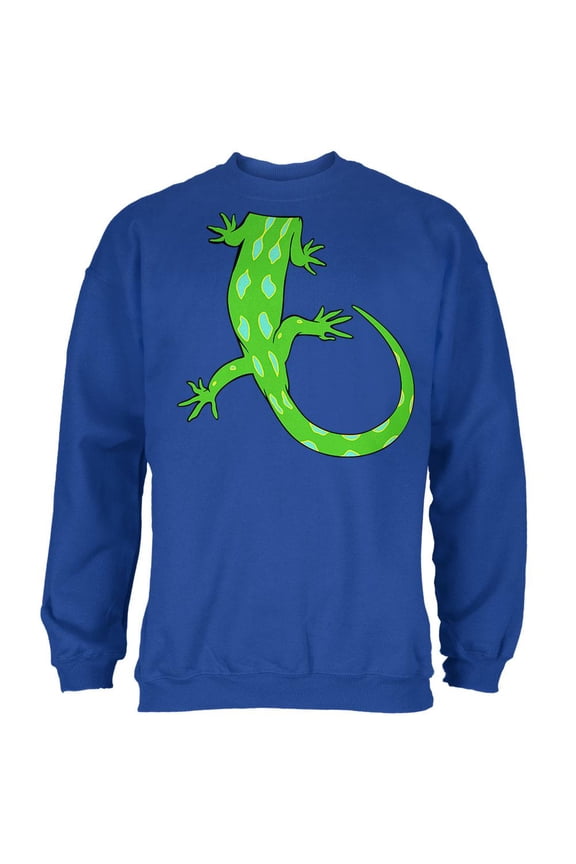 Halloween Lizard Body Costume Mens Sweatshirt Royal SM