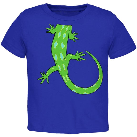Halloween Lizard Body Costume Toddler T Shirt Royal 4T