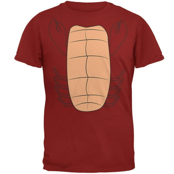 Halloween Lobster Costume Mens T Shirt Cardinal Red LG