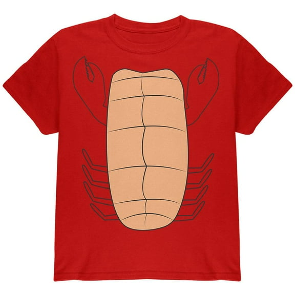 Halloween Lobster Costume Youth T Shirt Red YSM