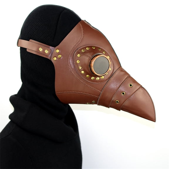 Halloween Long Beak Bird Raven Mask,Steampunk Plague Doctor Bird Masks,Plague Doctor Bird Costume,Bird Crow Masks