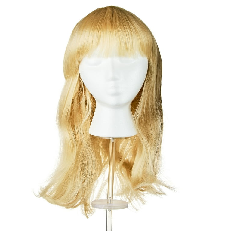 Long Bob Blonde Wig Halloween Accessory for Adults by Way to Celebrate Walmart