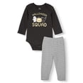 thumbnail image 1 of Halloween Long Sleeve Bodysuit and Pants, 2pc Outfit Set (Baby Girls), 1 of 2
