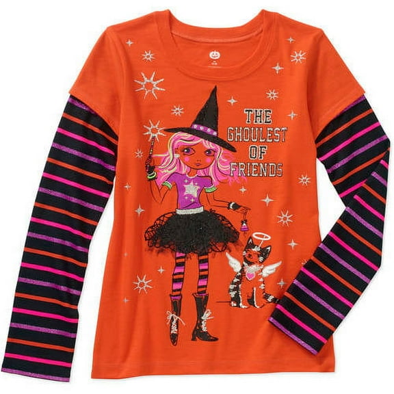 Halloween Ls Graphic Tee