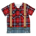 thumbnail image 1 of Halloween Lumberjack Costume All Over Toddler T Shirt Multi 4T, 1 of 2