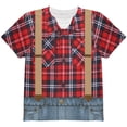 thumbnail image 1 of Halloween Lumberjack Costume All Over Youth T Shirt Multi YXL, 1 of 2