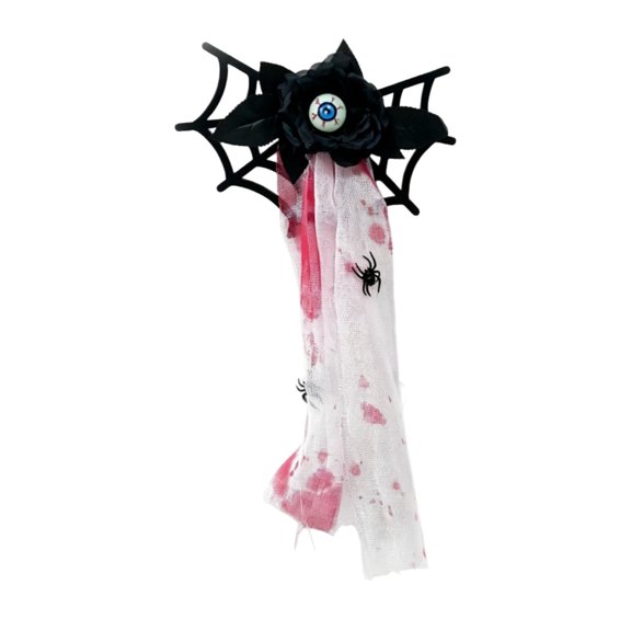 Halloween Luminous Eyeball Simulation Spideres Web Bloods Gauze Hanging Decorations