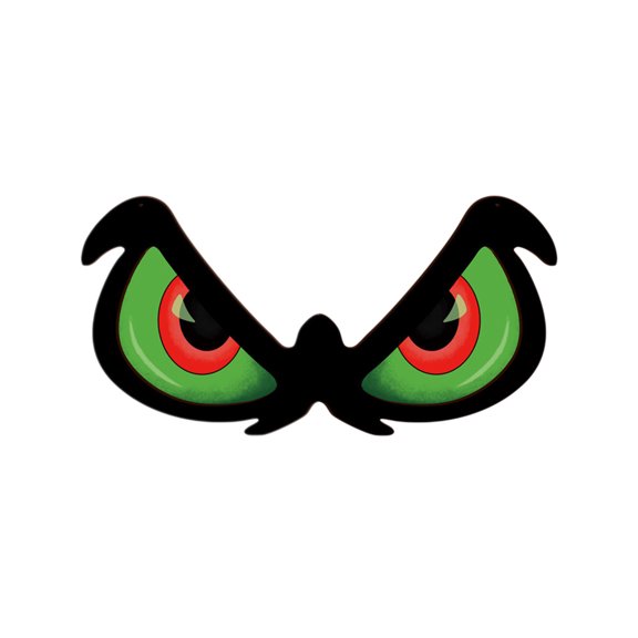 Halloween Luminous Eyes Hanging Wooden LED Light – Spooky Eye Wall Decoration with Glowing Lights for Haunted House, Indoor Outdoor Holiday Decor