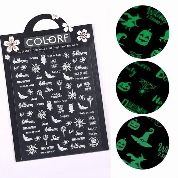 Halloween Luminous Nail Sticker