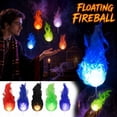 thumbnail image 1 of Halloween Magic Floating Fireball Light, Realistic Fake Flame Illusion Prop, Hands-Free Luminous Ornament, Creative Atmosphere Decor for Cosplay Party, Haunted House and Festival Display, 1 of 6