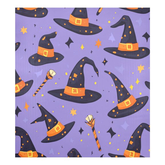 Halloween Magic Hat Magnetic Dishwasher StickerSingle-sided Printing, Personalized DIY, Beautiful and Practical Home Kitchen Decorations2316in.