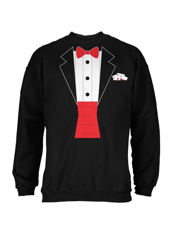 Halloween Magic Magician Costume Mens Sweatshirt Black MD