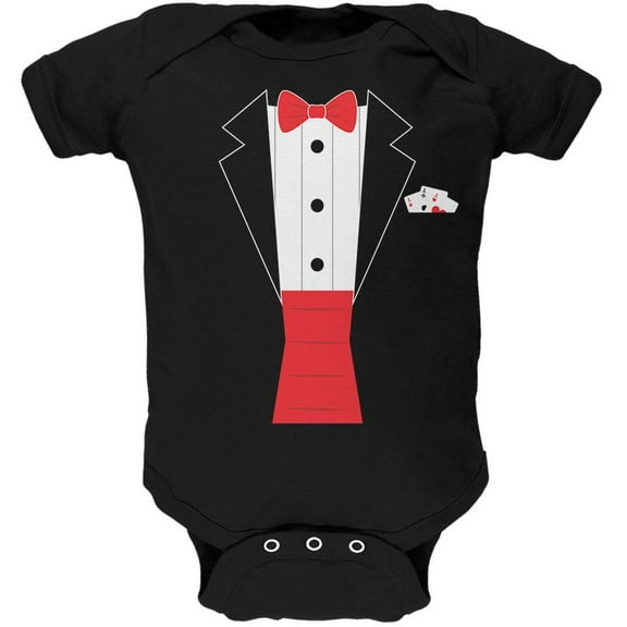 Halloween Magic Magician Costume Soft Baby One Piece Black 12 Month