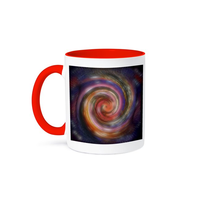3dRose, Halloween Magic Spell, 15oz Two-Tone Red Mug