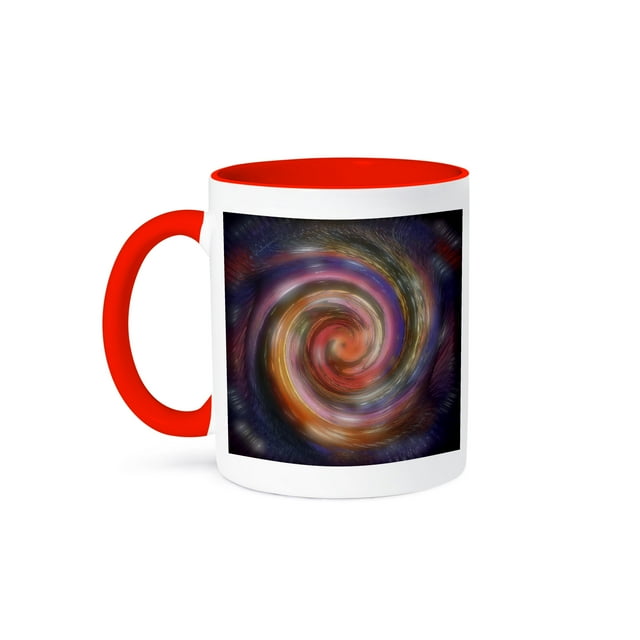 3dRose, Halloween Magic Spell, 15oz Two-Tone Red Mug