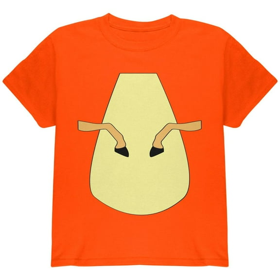 Halloween Magical Pony Costume Orange Youth T Shirt Orange Youth X-SM