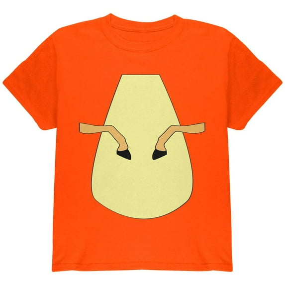Halloween Magical Pony Costume Orange Youth T Shirt Orange Youth X-SM