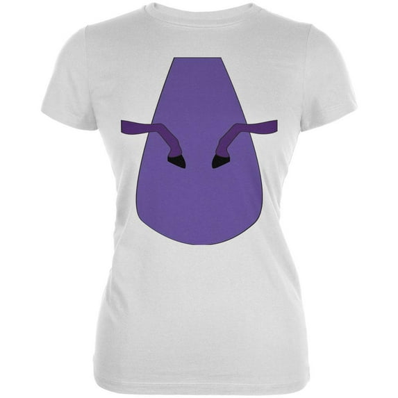 Halloween Magical Pony Costume White Juniors Soft T Shirt White MD