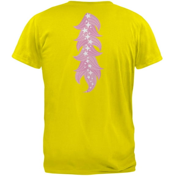 Halloween Magical Pony Costume Yellow Mens T Shirt Yellow MD