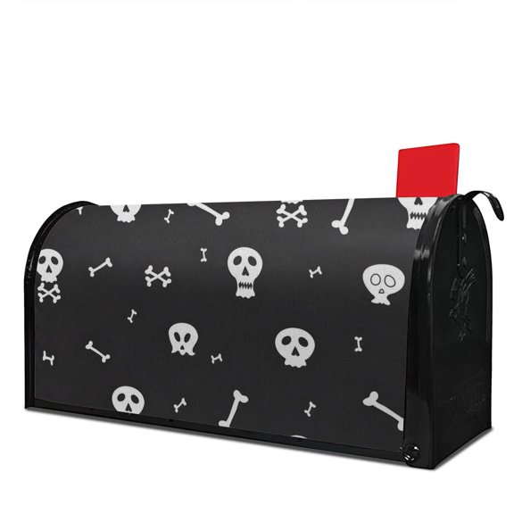 Halloween Mailbox Accessory with Vintage Spooky Artwork 21x25.5 inches Magnetic Mailbox Cover