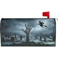 thumbnail image 1 of Halloween Mailbox Covers Magnetic Standard Size 18" X 21" Hand Rising Out Mailbox Cover Decorations Wrap, 1 of 6