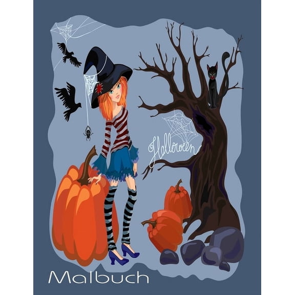 Halloween Malbuch: Nettes Spooky Scary Things Malvorlagen fr Kinder im Alter von 4-8, mit: Monster Sigkeit Werewolf (Paperback)