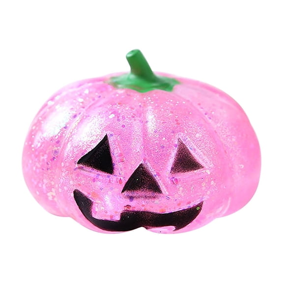 Halloween Malt Sugar Pumpkin Squishies Tool, Slow Rising Stress Relief Figurine, Squeeze Fidget Decor for Desk Shelf