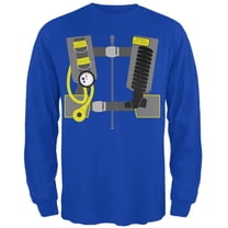 Halloween Marine Biologist Scuba Diver Costume Mens Long Sleeve T Shirt Royal MD