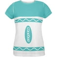 thumbnail image 1 of Halloween Marker Costume Aqua Blue All Over Womens T Shirt Multi LG, 1 of 2