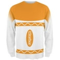 thumbnail image 1 of Halloween Marker Costume Orange All Over Mens Long Sleeve T Shirt Multi X-LG, 1 of 2