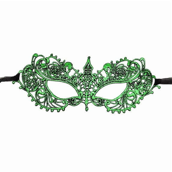 Halloween Mask Gold Lace Half Face Mask, Elegant Pointed Design Masquerade Mask Costume Accessory for Halloween Party, Carnival Event Decoration and Festival Celebration