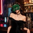 thumbnail image 1 of Halloween Mask Green Bird Beak Masquerade Mask 9 Inch Half Face Mask for Masquerade Party Halloween Party Mardi Gras Event Green, 1 Pack, 1 of 4