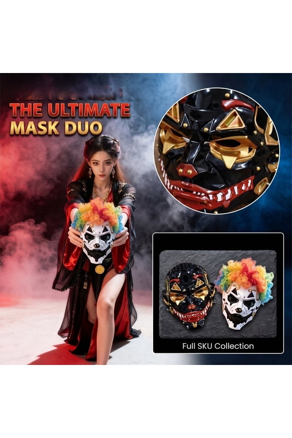 Halloween Mask, Scary Halloween Mask, Mask, Horror Mask, Masquerade Mask, Full Face Latex Npc Head to Complete Adult Halloween Party, 10X9X6 In, 1 Piece