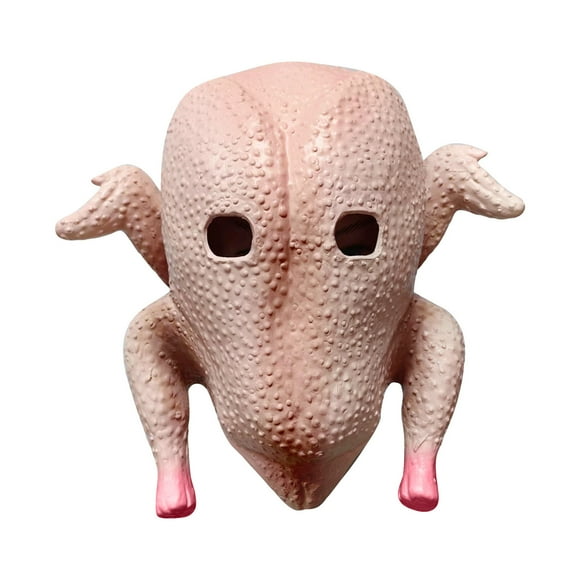 Halloween Masks For S Chicken Animal Latex Head Cover Exaggerated Nose Lips Pranks Props, Funny Realistic Roasted Chicken Design, Latex Material For Halloween Parties And