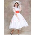 thumbnail image 1 of Halloween & Masquerade Ball Gown with Belted White Tulle Skirt, 1 of 7