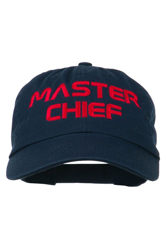 Halloween Master Chief Embroidered Pet Spun Cap - Navy OSFM