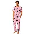 thumbnail image 1 of Halloween Matching Pajamas Set for Family Funny Print Jammies PJs Holiday Sleepwear Loungewear for Women/Men Men XXL, 1 of 6