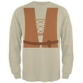 thumbnail image 1 of Halloween Medieval Peasant Costume Mens Long Sleeve T Shirt Sand X-LG, 1 of 1