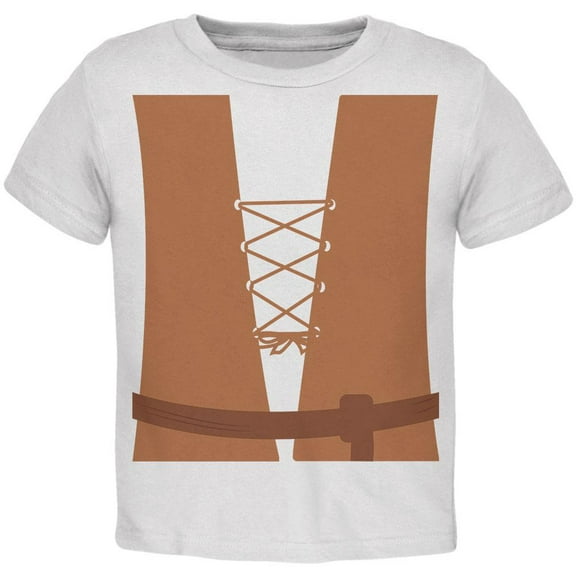 Halloween Medieval Peasant Costume Toddler T Shirt White 2T