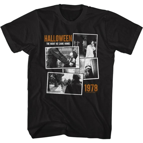 Halloween Memories Black Adult T-Shirt