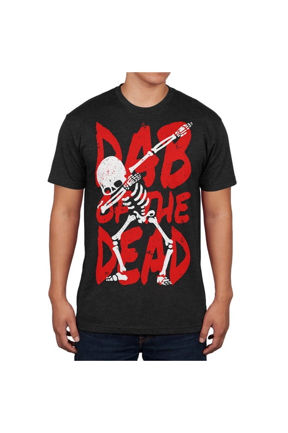 Men's Day Dab of the Dead Skeleton Short Sleeve Soft T Shirt