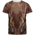 thumbnail image 1 of Halloween Men's Emperor Penguin Costume Black Back Short Sleeve T Shirt, 1 of 2