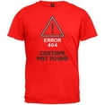 thumbnail image 1 of Halloween Men's Error Costume Not Found Short Sleeve T Shirt, 1 of 1