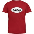 thumbnail image 1 of Halloween Men's Ketchup Costume Red Short Sleeve Graphic Tee, 1 of 1
