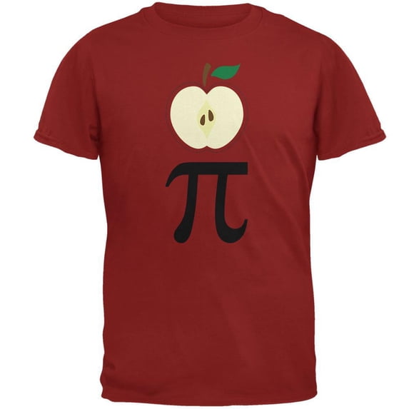 Halloween Men's Math Pi Costume Apple Day Short Sleeve Graphic Tee