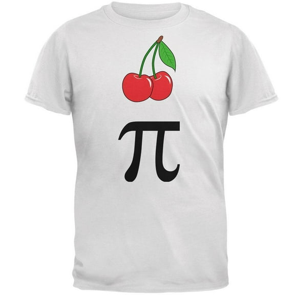 Halloween Men's Math Pi Costume Cherry Day Short Sleeve Soft Graphic Tee