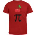 thumbnail image 1 of Halloween Men's Math Pi Costume Cherry Day Short Sleeve Soft Graphic Tee, 1 of 1