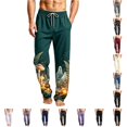 thumbnail image 1 of Halloween Men's Pajama Pants Soft Sleep Lounge Pjs Bottoms Comfy with Pockets Drawstring, 1 of 5