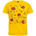 thumbnail image 1 of Halloween Men's Pizza Costume Short Sleeve Graphic Tee, 1 of 1